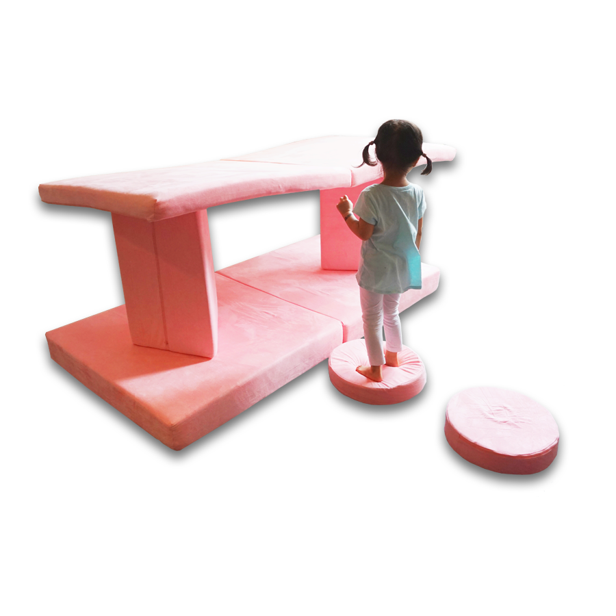 Likha Play Couch - Rosa (Light Pink)